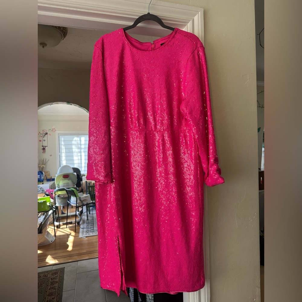 Pink Sequence Dress